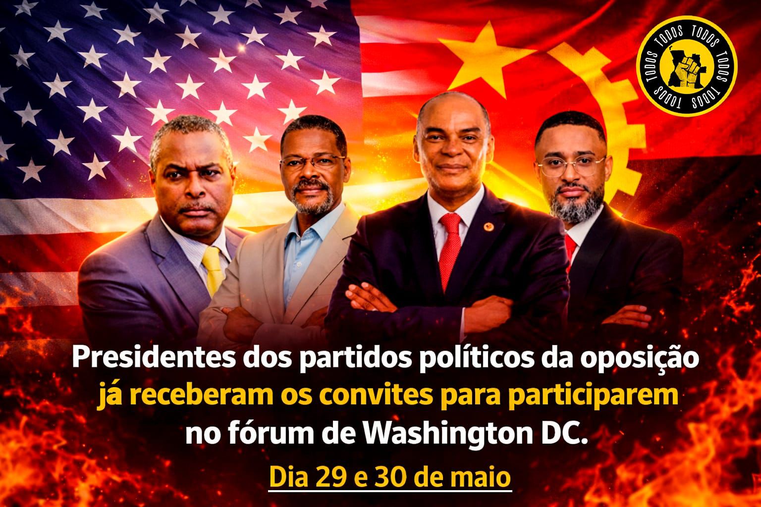SE ELES NÃO APARECEREM, PORQUE SÃO AGENTES DO REGIME DO MPLA DISFARÇADOS DE OPOSITORES