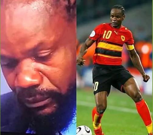 Akwá emocionado representa a reflexão sobre o abandono de heróis do desporto angolano após momentos históricos de glória nacional.